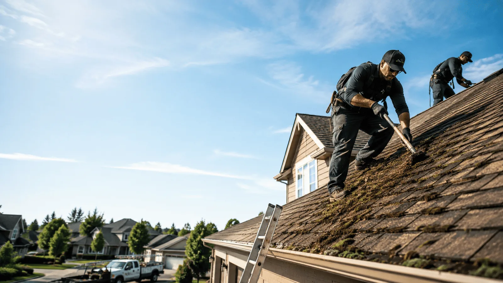 Roof Moss Removal in Utica, IL near me